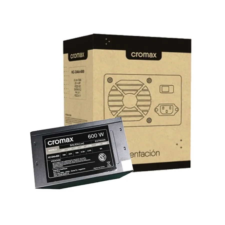 Fuente CROMAX 600W KC-DDA-600