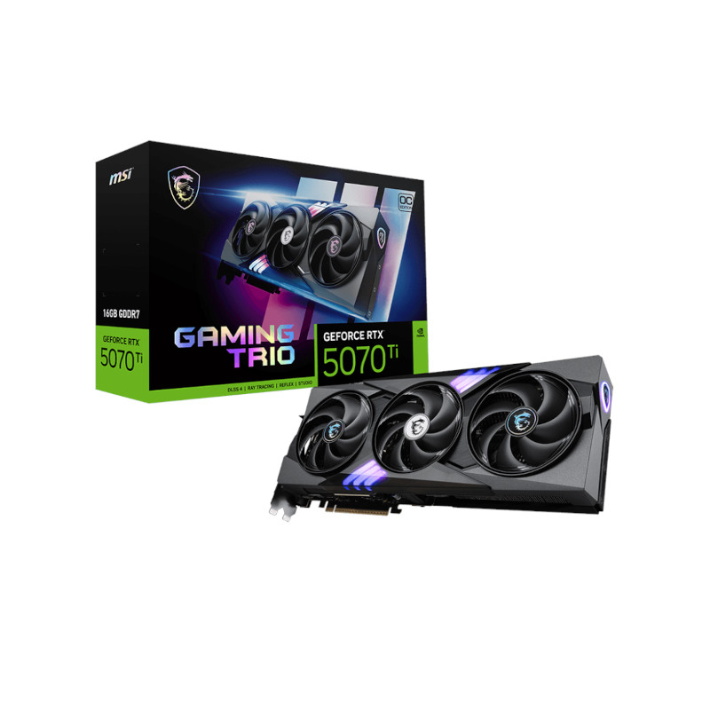 Placa de Video MSI GeForce RTX 5070 Ti 16G GAMING TRIO OC