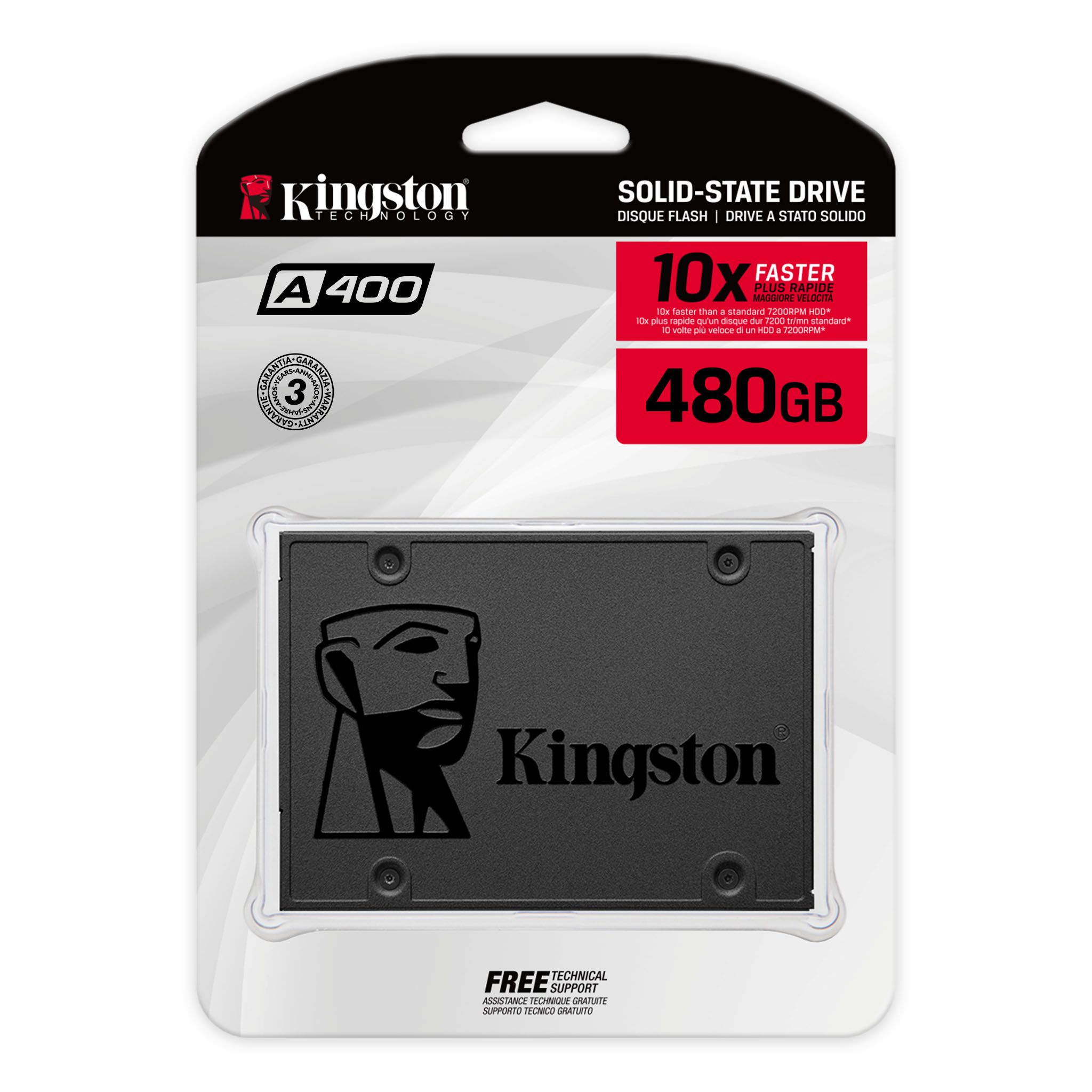 Disco sólido Kingston SSD 480 GB A400